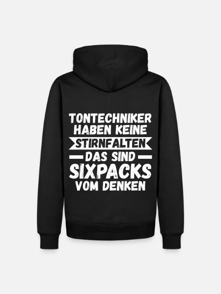Toningenieur Tontechnik Tontechniker - Männer Premium Bio Hoodie - Schwarz