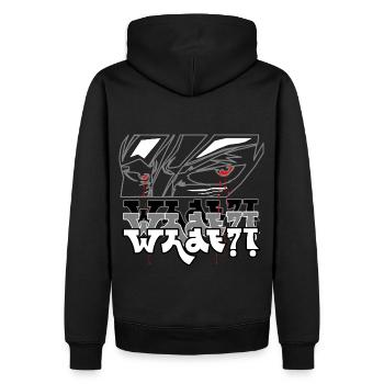 Combattre l’anime - Sweat à capuche Premium bio Homme - noir - Dos - Nico (187cm)