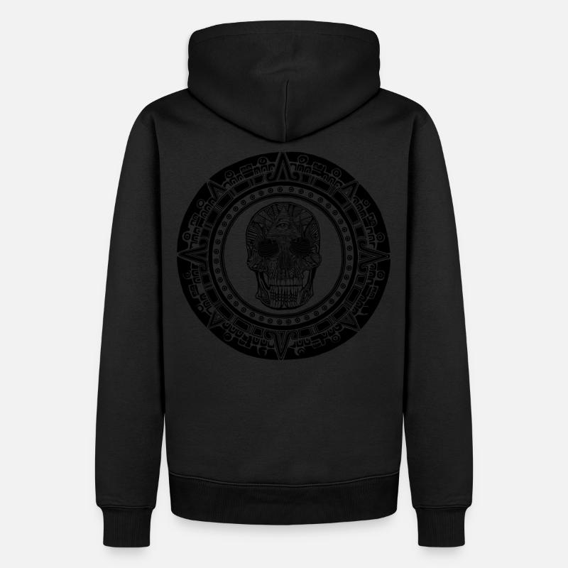 Das Illuminated - Männer Premium Bio Hoodie - Schwarz