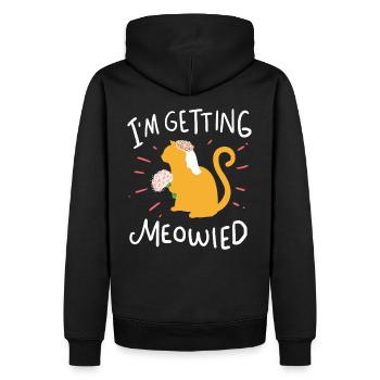 junggesellinnenabschied Geschenk! - Männer Premium Bio Hoodie - Schwarz - Hinten - Nico (187cm)