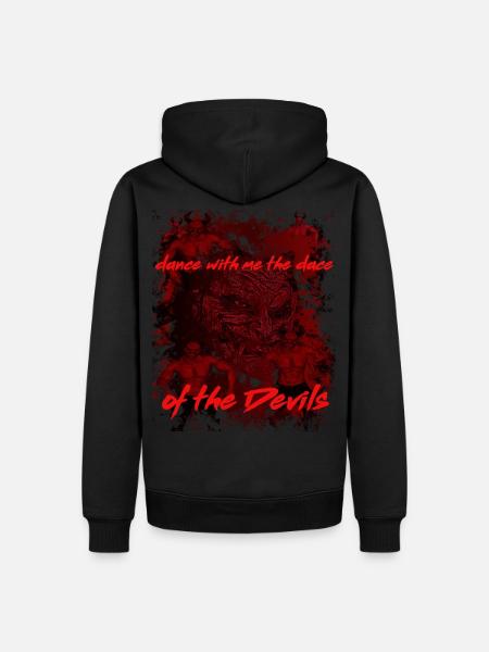 Teufel,Satan,Evil,Devil,Black Metal,Heavy Metal, - Männer Premium Bio Hoodie - Schwarz