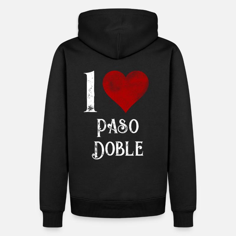 paso doble Tanzpartner Geschenk - Männer Premium Bio Hoodie - Schwarz