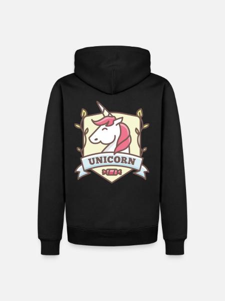 Unicorn unicorn - Men’s Premium Organic Hoodie - black