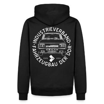 IFA mobile GDR - Wartburg 1.3 - Sweat à capuche Premium bio Homme - noir - Dos - Nico (187cm)