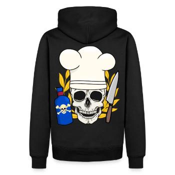 Poison Horror Kitchen Halloween Chef - Men’s Premium Organic Hoodie - black - Back - Nico (187cm)