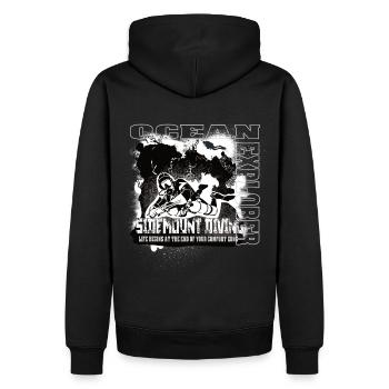 Ocean Explorer Plongée sous-marine Sidemount Diving Reef - Sweat à capuche Premium bio Homme - noir - Dos - Nico (187cm)