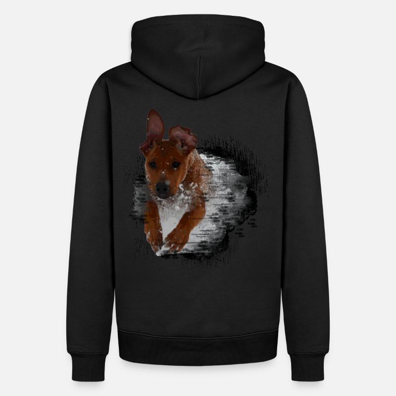 Rhodesian Ridgeback - Sweat à capuche Premium bio Homme - noir