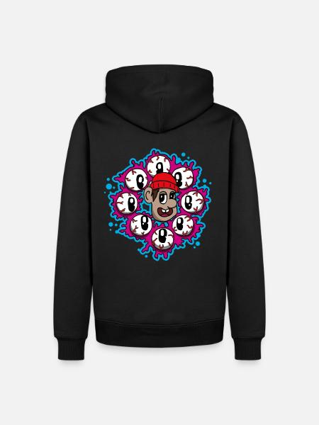 Look at me - Men’s Premium Organic Hoodie - black
