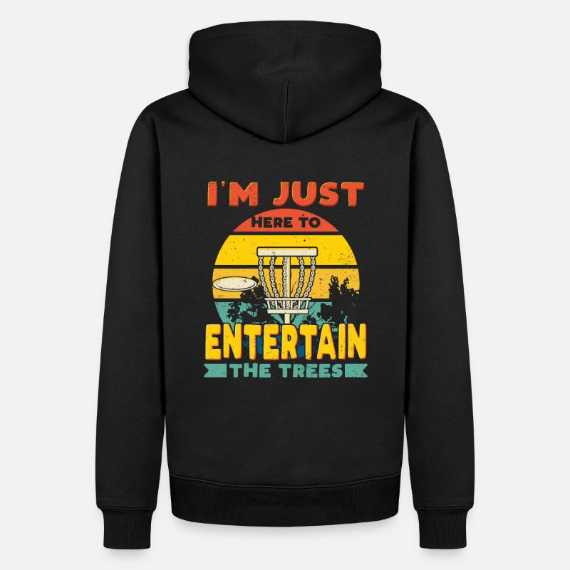 Devis Disc Golf - Sweat à capuche Premium bio Homme - noir