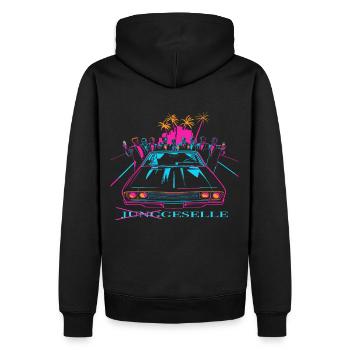 Bachelor party bachelor party funny wedding - Men’s Premium Organic Hoodie - black - Back - Nico (187cm)