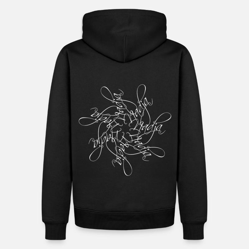 Nadja Nom Mandala - Sweat à capuche Premium bio Homme - noir