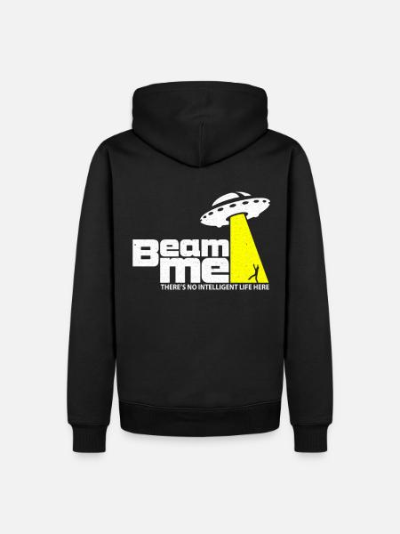 UFO - Men’s Premium Organic Hoodie - black