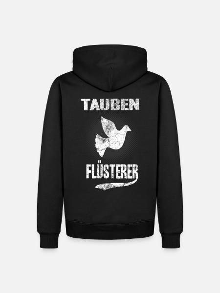 Tauben - Männer Premium Bio Hoodie - Schwarz