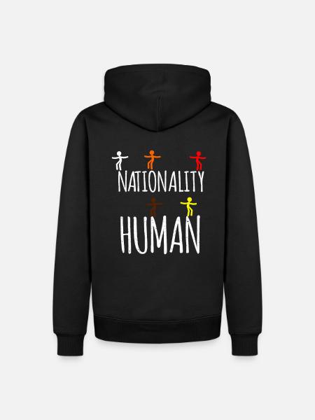 Gegen Rassismus - Men’s Premium Organic Hoodie - black