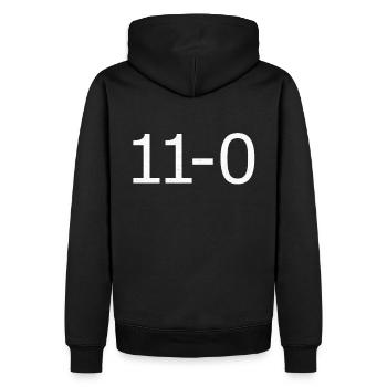 tennis de table - Sweat à capuche Premium bio Homme - noir - Dos - Nico (187cm)