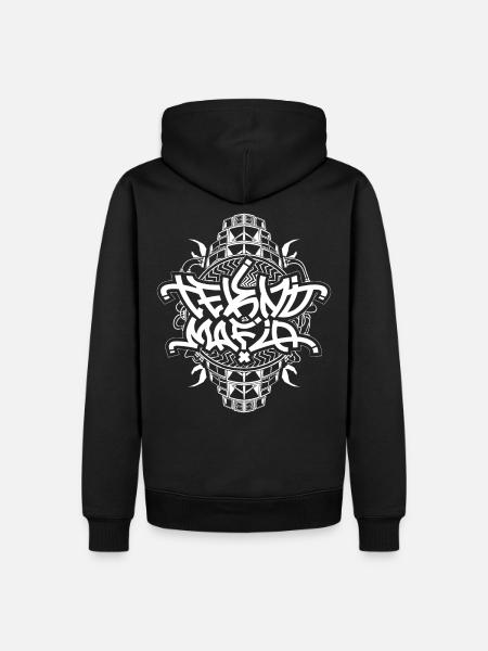 Tekno Mafia Freie Partei - Männer Premium Bio Hoodie - Schwarz