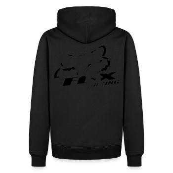 Fox MX - Männer Premium Bio Hoodie - Schwarz - Hinten - Nico (187cm)