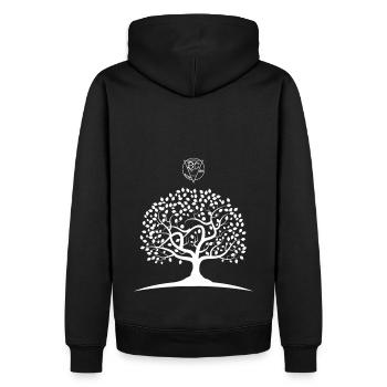 SGN 05 09 2023 1683632529700 - Männer Premium Bio Hoodie - Schwarz - Hinten - Nico (187cm)
