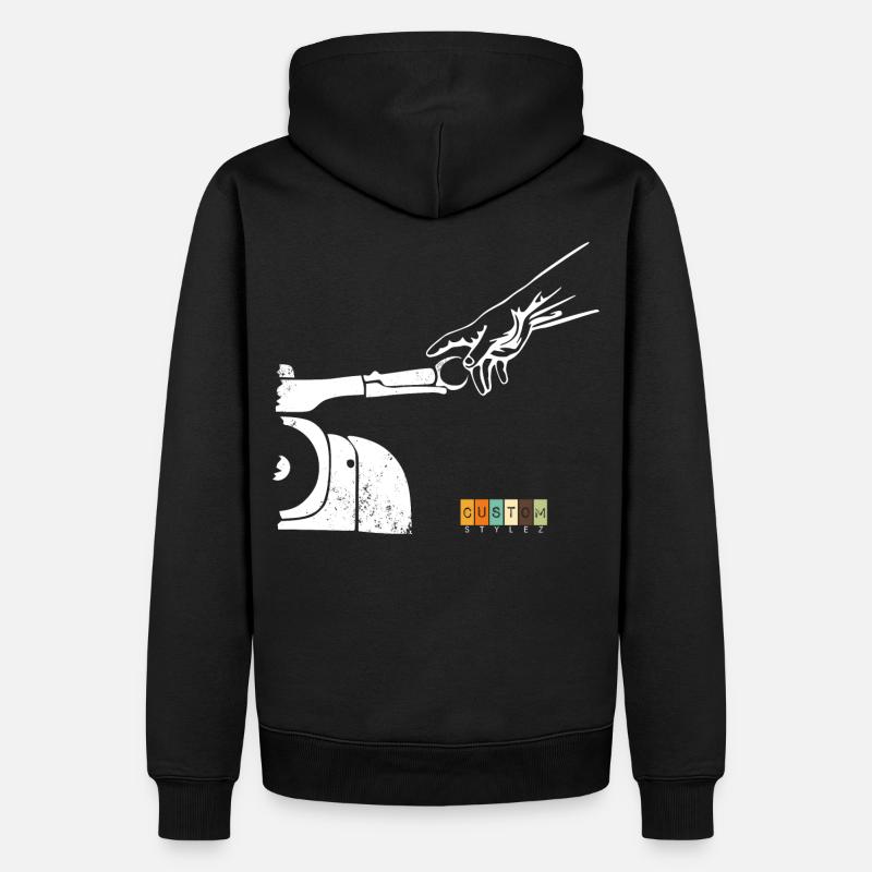Schwalbefahrer - Simson Schwalbe DDR - Sweat à capuche Premium bio Homme - noir