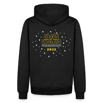 DAS WARS - Abschluss 2022, Schulabschluss Shirt 22 - Männer Premium Bio Hoodie - Schwarz - Hinten - Nico (187cm)