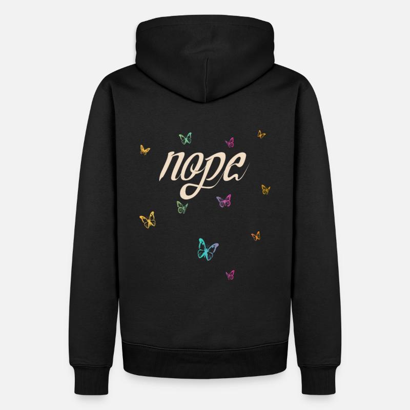 Nope - Dites simplement non! - Sweat à capuche Premium bio Homme - noir