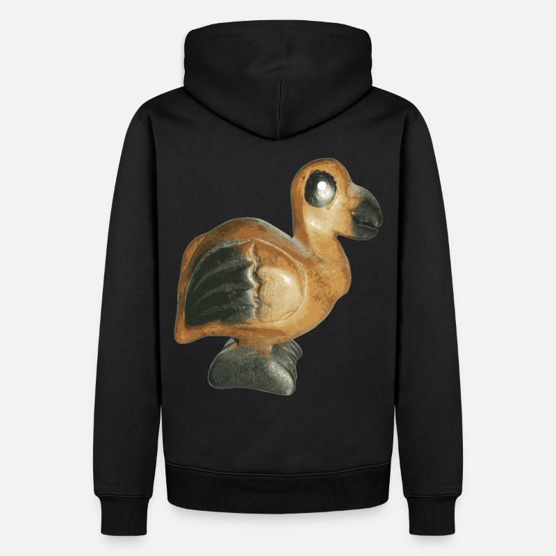 Dodo, oiseau, Maurice - Sweat à capuche Premium bio Homme - noir