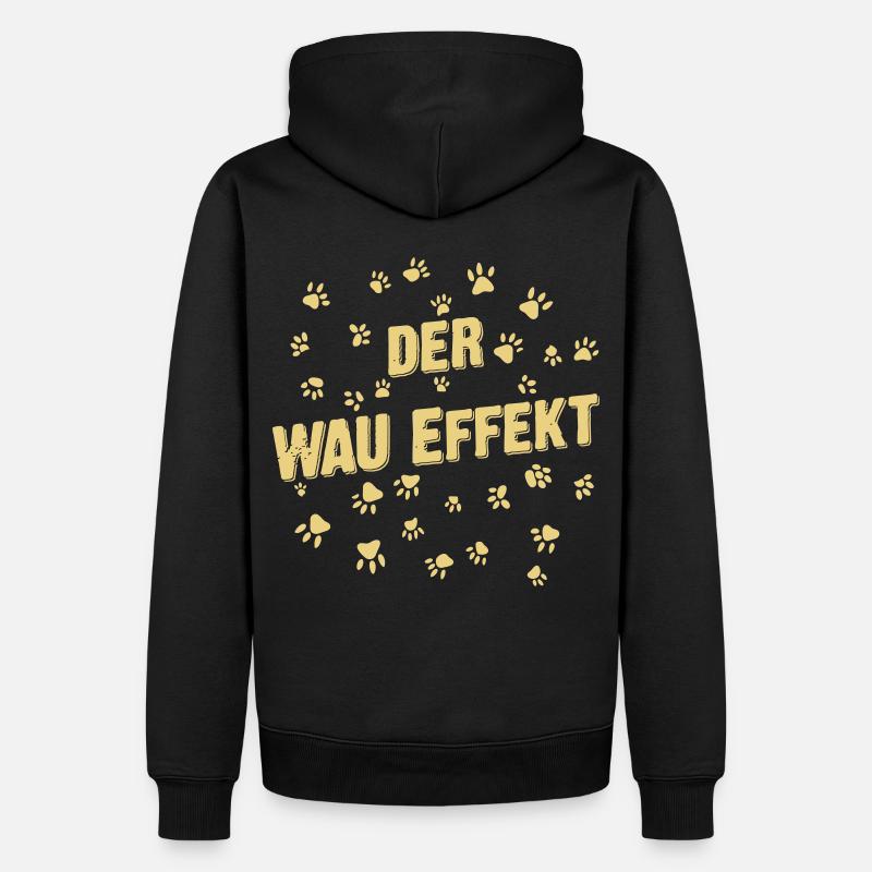 c’est l’effet WAU - Sweat à capuche Premium bio Homme - noir