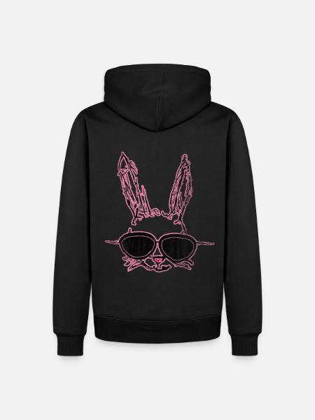 Sunglasses pink Hasepink - Men’s Premium Organic Hoodie - black