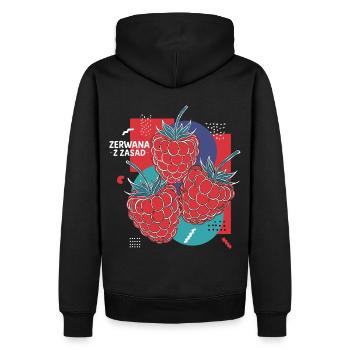 Enfreint les règles - Sweat à capuche Premium bio Homme - noir - Dos - Nico (187cm)
