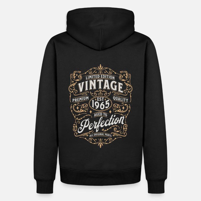 60ème Anniversaire 1965 Millésime - Sweat à capuche Premium bio Homme - noir