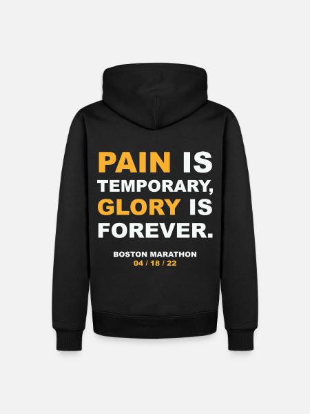 Marathon Boston 2022 Finisher Shirt - Men’s Premium Organic Hoodie - black