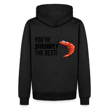 Vous êtes vraiment le meilleur. - Sweat à capuche Premium bio Homme - noir - Dos - Nico (187cm)