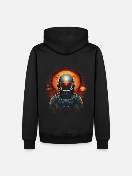 Interstellar - Männer Premium Bio Hoodie - Schwarz