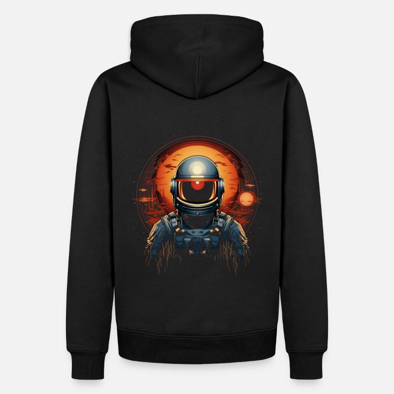 Interstellar - Männer Premium Bio Hoodie - Schwarz