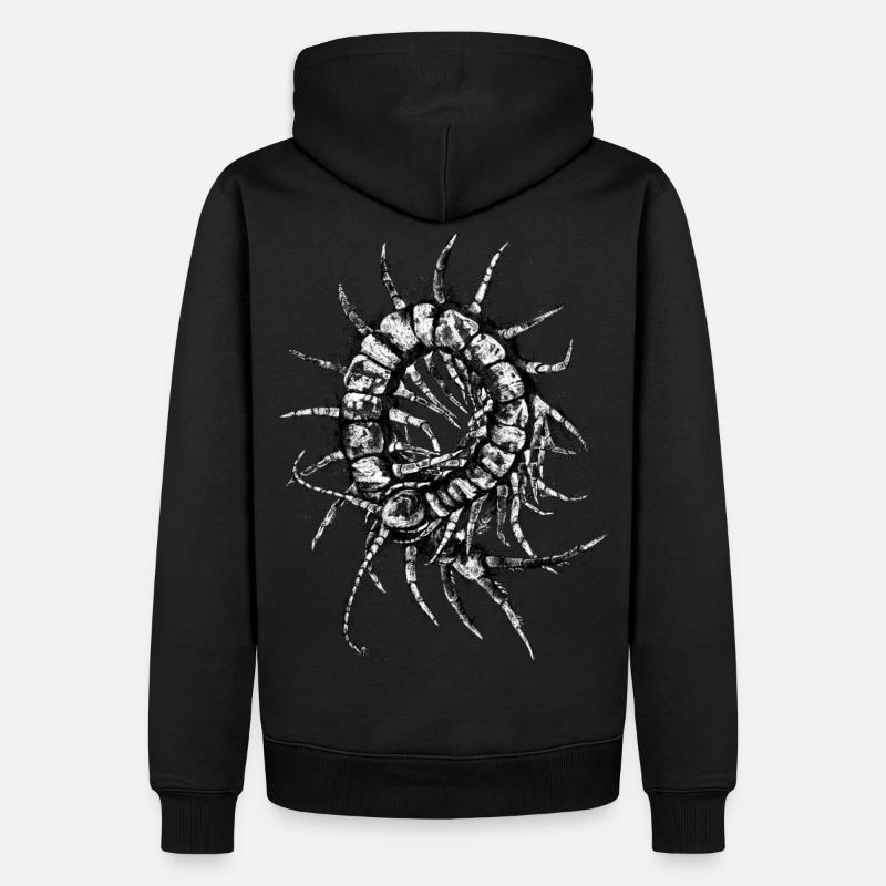 Centipede - Männer Premium Bio Hoodie - Schwarz