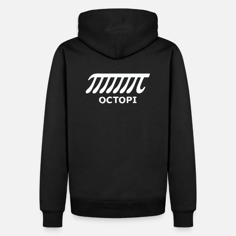 Geeks & Nerds: OctoPi - Männer Premium Bio Hoodie - Schwarz