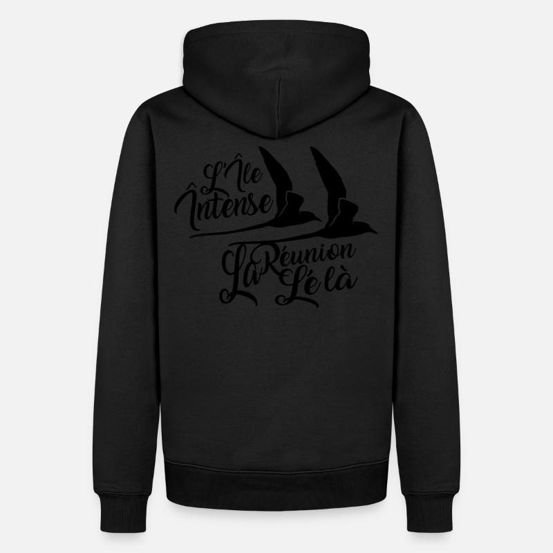 PAILLE EN QUEUE ILE INTENSE - Sweat à capuche Premium bio Homme - undefined