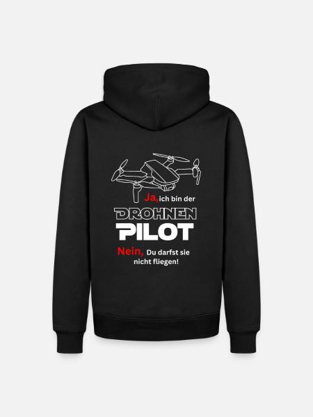 Drone Pilot - Men’s Premium Organic Hoodie - black