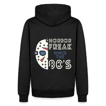 Monstre d’horreur depuis les années 80 Fan de films d’horreur vintage - Sweat à capuche Premium bio Homme - noir - Dos - Nico (187cm)