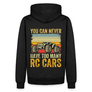 Vous n’avez jamais assez de voitures RC - Sweat à capuche Premium bio Homme - noir - Dos - Nico (187cm)