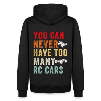Vous n’avez jamais assez de voitures RC - Sweat à capuche Premium bio Homme - noir - Dos - Nico (187cm)