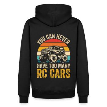 Vous n’avez jamais assez de voitures RC - Sweat à capuche Premium bio Homme - noir - Dos - Nico (187cm)