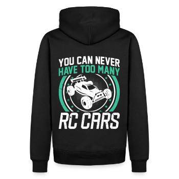 Vous n’avez jamais assez de voitures RC - Sweat à capuche Premium bio Homme - noir - Dos - Nico (187cm)
