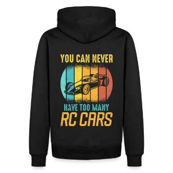 Vous n’avez jamais assez de voitures RC - Sweat à capuche Premium bio Homme - noir - Dos - Nico (187cm)