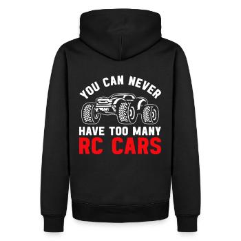 Vous n’avez jamais assez de voitures RC - Sweat à capuche Premium bio Homme - noir - Dos - Nico (187cm)