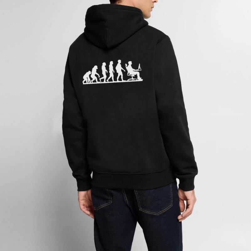 Evolution to computer programmer Men’s Premium Organic Hoodie