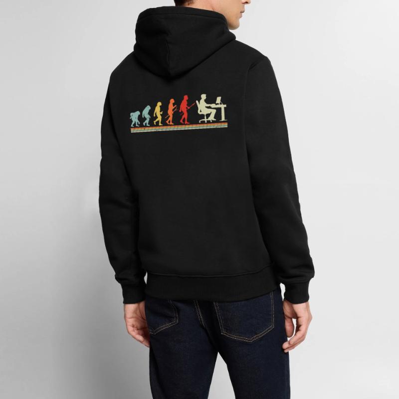 Evolution to computer programmer Men’s Premium Organic Hoodie