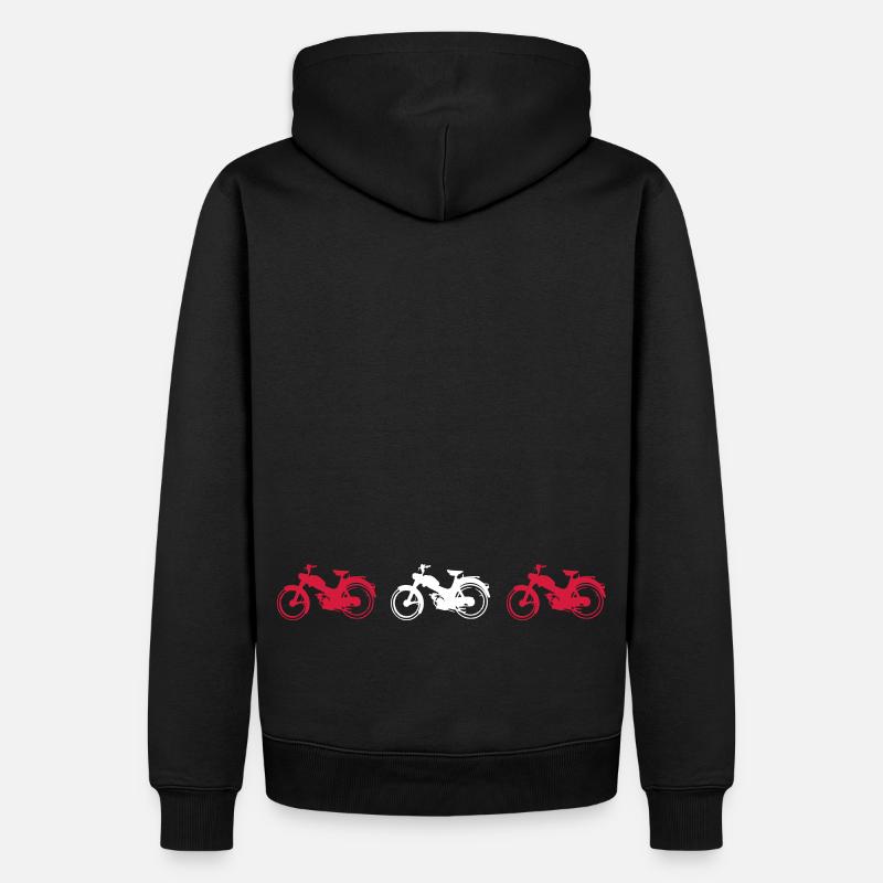 Cyclomoteur Vintage MV50 - Sweat à capuche Premium bio Homme - noir