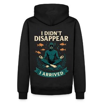 Plongeur Ocean I n’a pas disparu - Sweat à capuche Premium bio Homme - noir - Dos - Nico (187cm)