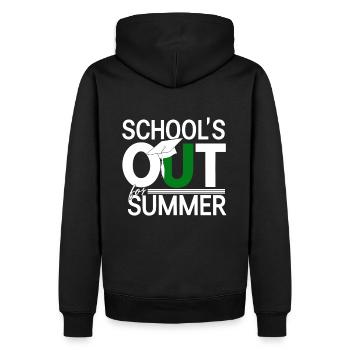 Sommerferien Schulende School`s Out For Summer - Männer Premium Bio Hoodie - Schwarz - Hinten - Nico (187cm)